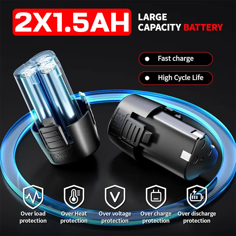 Electric Ratchet Wrench 3/8 Inch, 45Nm Cordless Right Angle Power Tool for Auto Repair
