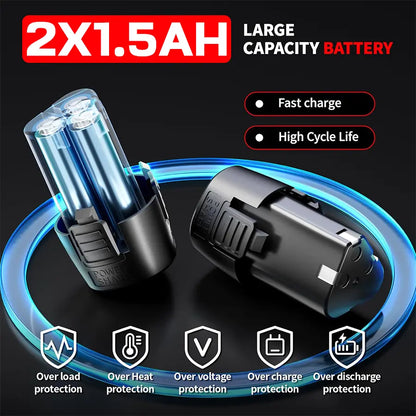Electric Ratchet Wrench 3/8 Inch, 45Nm Cordless Right Angle Power Tool for Auto Repair