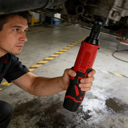 Electric Ratchet Wrench 3/8 Inch, 45Nm Cordless Right Angle Power Tool for Auto Repair